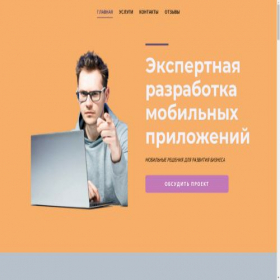 Скриншот главной страницы сайта viktorkoos-dev.ru