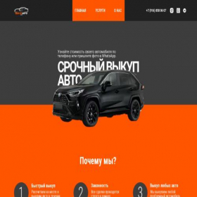 Скриншот главной страницы сайта vikupautochekhov.ru