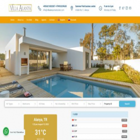 Скриншот главной страницы сайта villaalanyarealestate.com