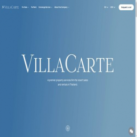 Скриншот главной страницы сайта villacarte.com