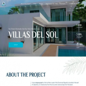 Скриншот главной страницы сайта villasdelsol.do