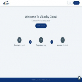 Скриншот главной страницы сайта vilocity.businessglu.com