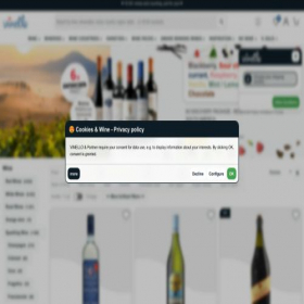 Скриншот главной страницы сайта vinello.eu