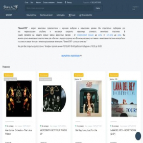 Скриншот главной страницы сайта vinil-spb.ru