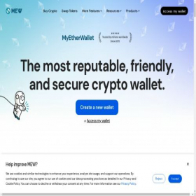 Скриншот главной страницы сайта vintage.myetherwallet.com