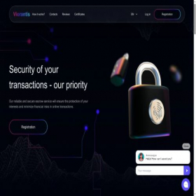Скриншот главной страницы сайта viorantis.com