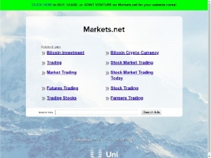 Скриншот главной страницы сайта vip.markets.net