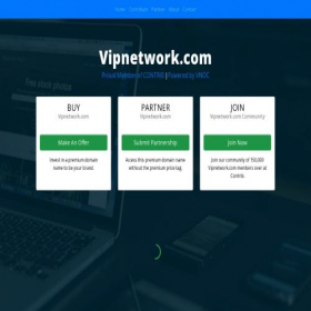 Скриншот главной страницы сайта vipnetwork.com