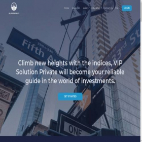 Скриншот главной страницы сайта vipsolutionprivate.com