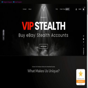 Скриншот главной страницы сайта vipstealth.com
