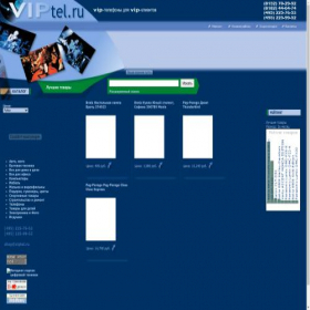 Скриншот главной страницы сайта viptel.ru