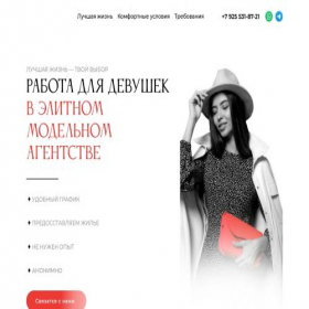 Скриншот главной страницы сайта vipworkforladies.ru