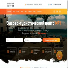 Скриншот главной страницы сайта visa-nvr.ru