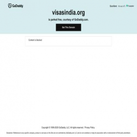 Скриншот главной страницы сайта visasindia.org