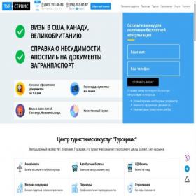 Скриншот главной страницы сайта visasvit.com