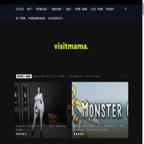 Скриншот главной страницы сайта visitmama.com
