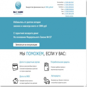 Скриншот главной страницы сайта visnami.ru
