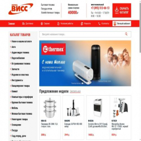 Скриншот главной страницы сайта viss.ru
