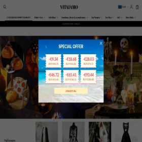 Скриншот главной страницы сайта vitaiamo.com