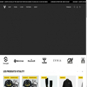 Скриншот главной страницы сайта vitality.gg