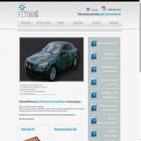 Скриншот главной страницы сайта vitomag.ru