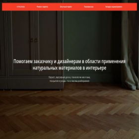 Скриншот главной страницы сайта vitruvion.ru