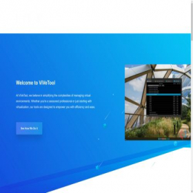 Скриншот главной страницы сайта vivetool.com