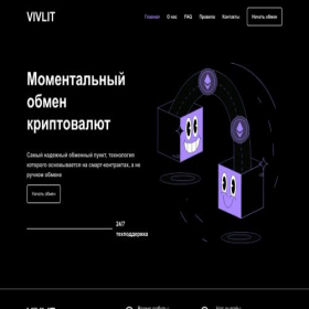 Скриншот главной страницы сайта vivlit.com