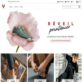 Скриншот главной страницы сайта vivobarefootssolde.com