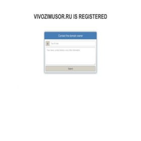 Скриншот главной страницы сайта vivozimusor.ru