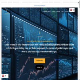 Скриншот главной страницы сайта vizbiminvestment.com