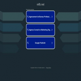 Скриншот главной страницы сайта vkfb.net