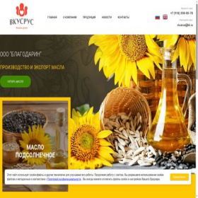 Скриншот главной страницы сайта vkusrus.com