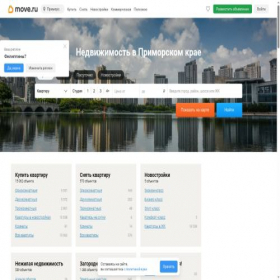 Скриншот главной страницы сайта vladivostok.move.ru