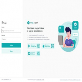 Скриншот главной страницы сайта vmig.expert