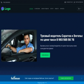 Скриншот главной страницы сайта voditelkazan.nethouse.ru
