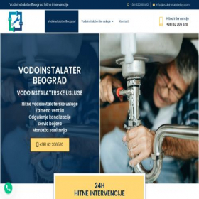 Скриншот главной страницы сайта vodoinstalateribg.com