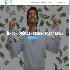 Скриншот главной страницы сайта vodopad-money.cc