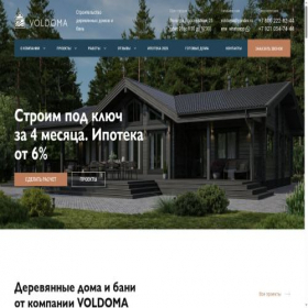 Скриншот главной страницы сайта voldoma.ru