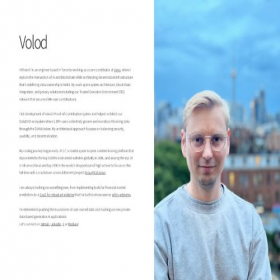 Скриншот главной страницы сайта volod.org