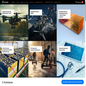 Скриншот главной страницы сайта voltspro.ru