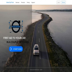Скриншот главной страницы сайта volvocartool.com