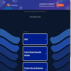 Скриншот главной страницы сайта vonroma.com