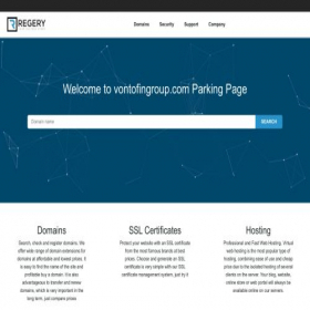 Скриншот главной страницы сайта vontofingroup.com