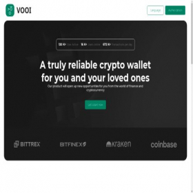 Скриншот главной страницы сайта vooi.ai
