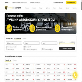 Скриншот главной страницы сайта voronezh.urus-expert.com