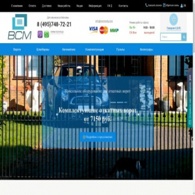 Скриншот главной страницы сайта vorotacity.com