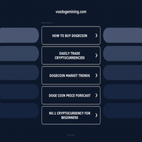 Скриншот главной страницы сайта vosdogemining.com