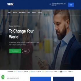 Скриншот главной страницы сайта vpfx-investment.com
