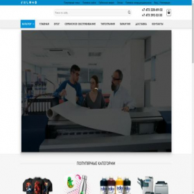 Скриншот главной страницы сайта vrn-print.ru